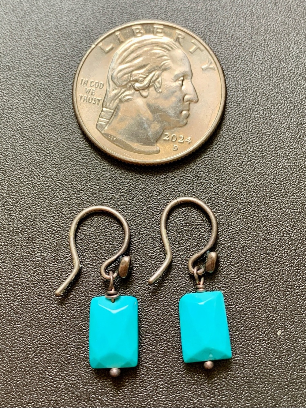 Chan Luu Small Turquoise Earrings - Picture 8 of 8
